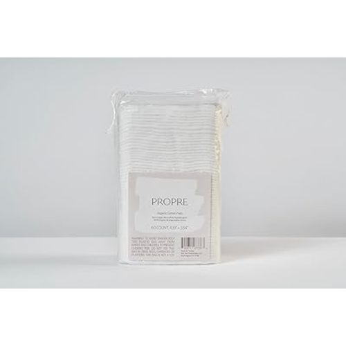 Baby Organic Cotton Pad - Ultra Soft, 100% Organic, Extra Large Cotton Pads for Baby Sensitive Skin, Lint-Free, Premium Jumbo Size, GOTS Certified