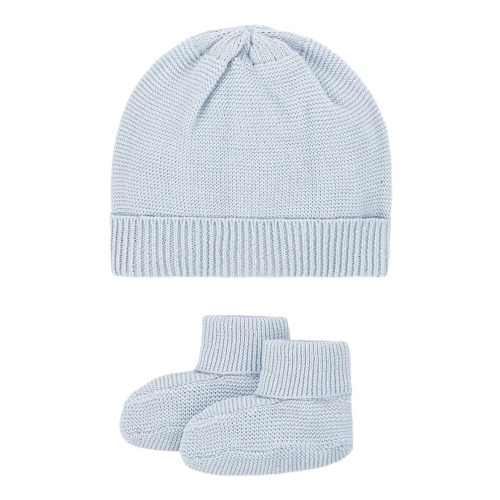 Baby Organic Sweater Beanie and Bootie Set, Infant