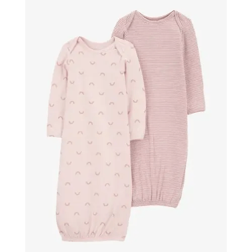 Baby Rainbow 2-Pack PurelySoft Sleeper Gowns - Carter's | Carter's