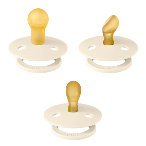New Baby Pacifiers Try-It Collection 3 Pack - Ivory