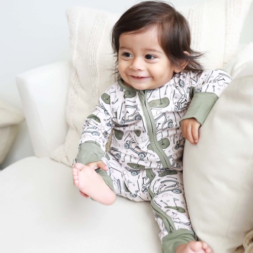 Caden Lane | Tee Time Convertible Zip Romper
