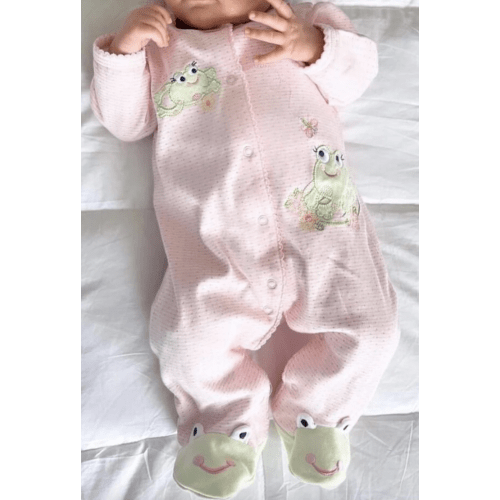 Frog Friends Footed One-Piece