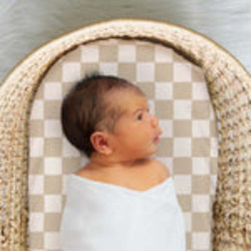 Check Baby Organic Bassinet Sheets 4-Pack for Boys and Girls