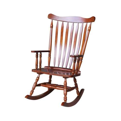 International Concepts - Solid Wood Rocker (RTA) in Cherry Finish - R06-120