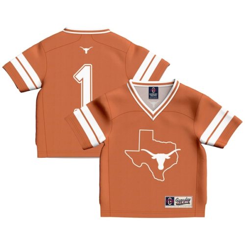 #1 Texas Longhorns GameDay Greats Infant Lightweight Collegiate Football Fashion Jersey - Texas Orange