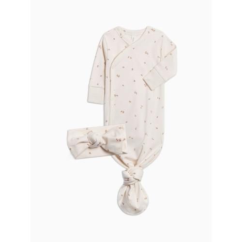 Organic Infant Winter Gown Set