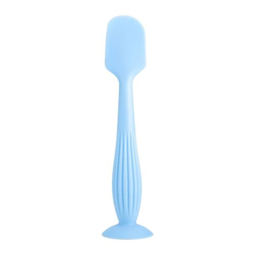 Silicone Ointment Applicator Baby Diaper Cream Scraper Spoon Buttocks Scraping Spoon with Suction Cup Base