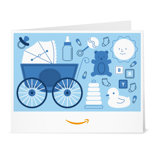 Amazon.com: Amazon Gift Card - Print - Baby Icons Blue: Gift CardsAmazon.com: Amazon Gift Card - Print - Baby Icons Blue: Gift Cards