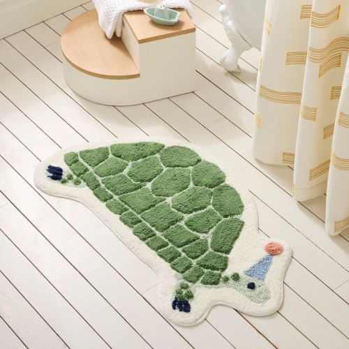 Kids Turtle Shaped Bath Mat