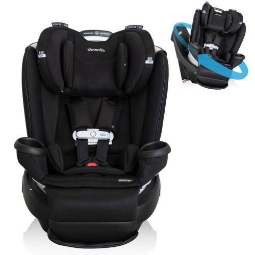 Evenflo Gold Revolve 360 Extend All-in-one Rotating Convertible Car Seat With Sensor Safe - Sapphire