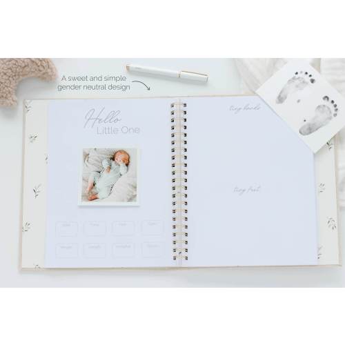 Baby Book | First Year Baby Book - Sand
