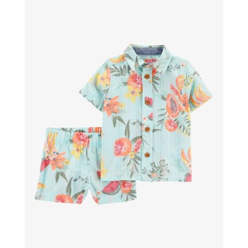 Baby 2-Piece Floral Short-Sleeve Set - OshKosh | Carter's