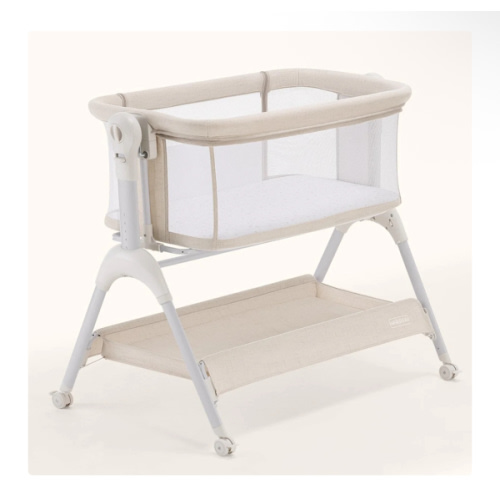 HARPPA Cuddly Sway | 3-in-1 Rocking Baby Bassinet & Bedside Sleeper with Anti-Reflux Mattress for Newborns | Attaches to Bed, Adjustable Height, Tool-Free Setup, Portable Wheels, CPSC Certified, Gentle Rocking Motion | Ideal for Infants, Safe Co-Sleeping