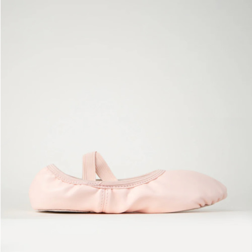 Kids Cross Strap Vegan Leather Ballet Shoes