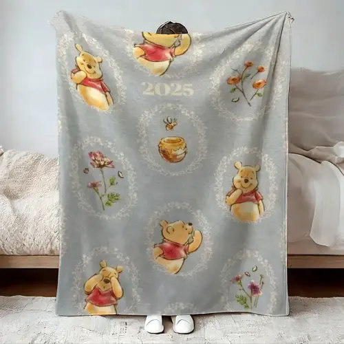 themed printed blanket cosy flannel - Temu
