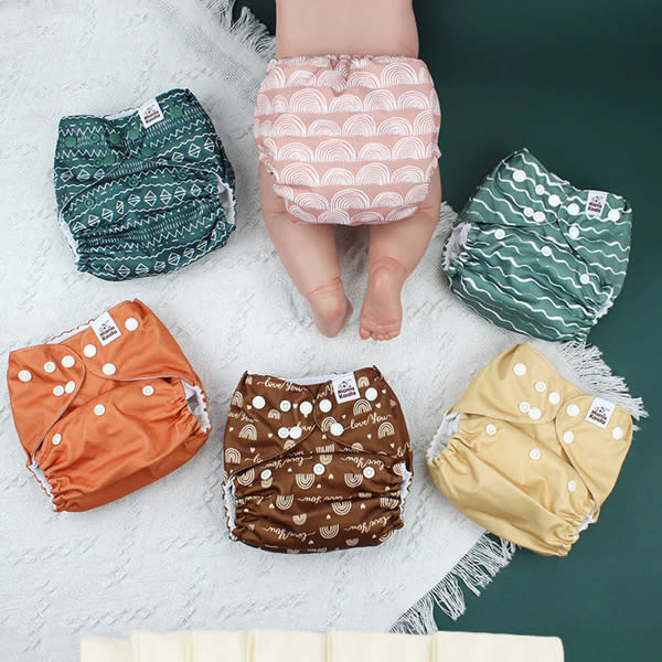 POCKET DIAPER 3.0 WITH INSERTS - 6 PACK