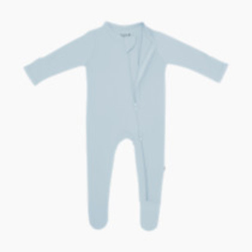 Kyte Baby Zipper Footie - Fog, Newborn