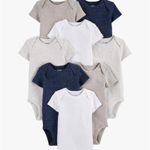 Simple Joys by Carter's Baby 8-Pack Short-Sleeve Bodysuit