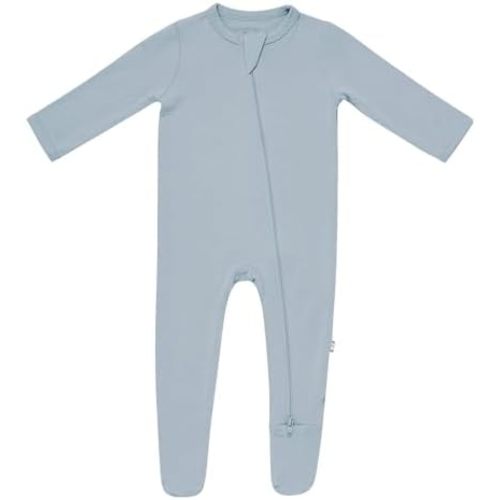 KYTE BABY Unisex Zipper Closure Footies, Rayon Made From Bamboo, 0-24 Months
