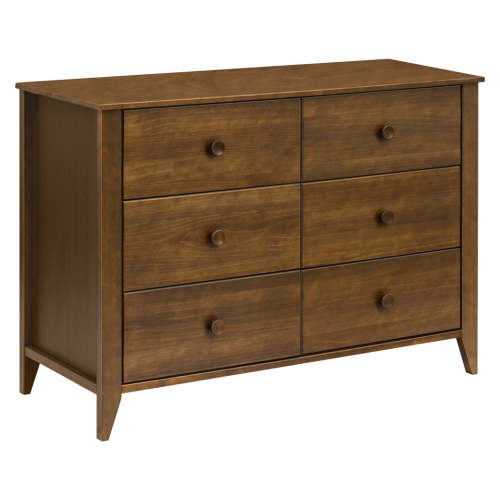 Sprout 6-Drawer Double Dresser - Natural Walnut