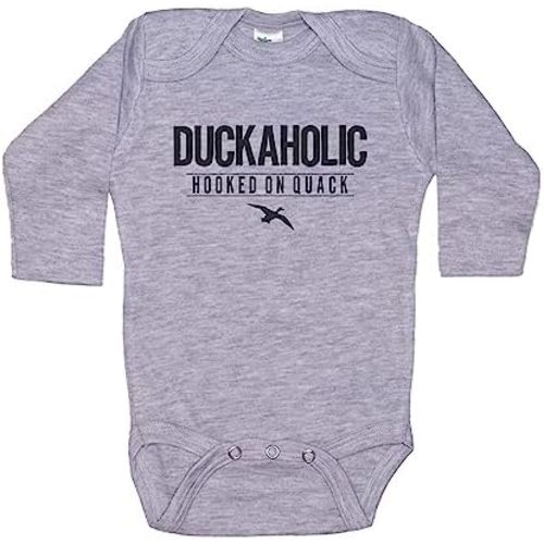 Duck Hunting Onesie/Duckaholic/Super Soft Bodysuit/Baby Waterfowl Outfit/Sublimated Design