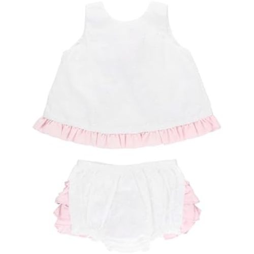 RuffleButts Baby/Toddler Girls Swing Top & Bloomer Coordinated Set