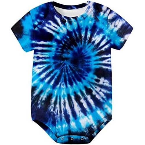 rrhss Newborn Baby Tie Dye Clothes Infant One Piece Bodysuit Romper Baby Girls Boys Outfits