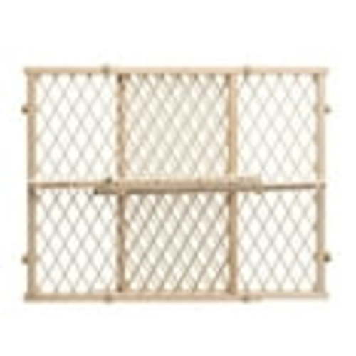 Evenflo Position & Lock Value Adjustable Wood Baby Gate, (Natural), Fits Openings 26 - 42 in. Wide