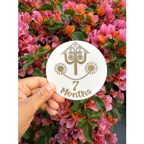 It’s A Small World , Disney Baby Gift, Baby Monthly Marker Baby Milestone Marker
