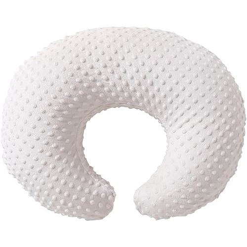 ESEN Baby Nursing Pillow and Body Positioner for Breast Feeding and Bottle Feeding, Ultra Soft Baby Breastfeeding Pillows with Removable Nursing Pillow Cover for More Support for Mom and Baby (Beige)