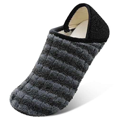 XIHALOOK House Slippers for Women Men Cozy Sock Shoes with Soft Rubber Sole Slip On for Indoor/Outdoor