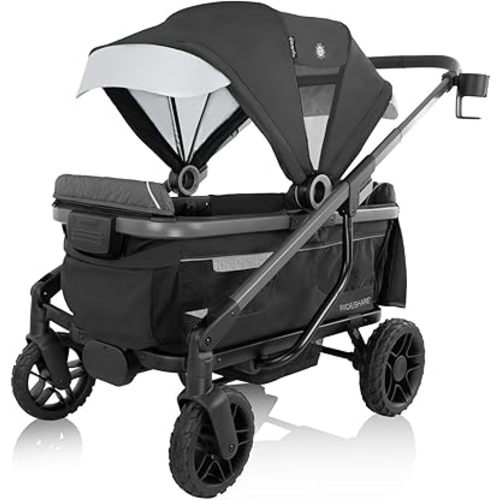 Evenflo Shyft Rideshare All-Terrain Performance Stroller Wagon (Sterling Black)