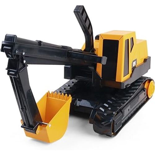 CAT Construction Toys, CAT Steel Construction Excavator - Heavy-Duty & Durable - Ergonomic Handles 3+ Years - Dig & Haul Dirt All Day Long!