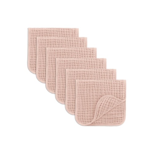 Muslin Burp Cloths - Pack of 6