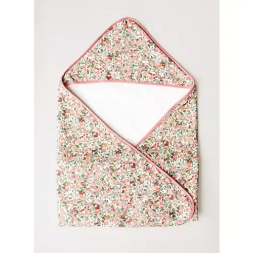 Brands We Love Peach Blossom Hooded Bath Towel by Janie and Jack