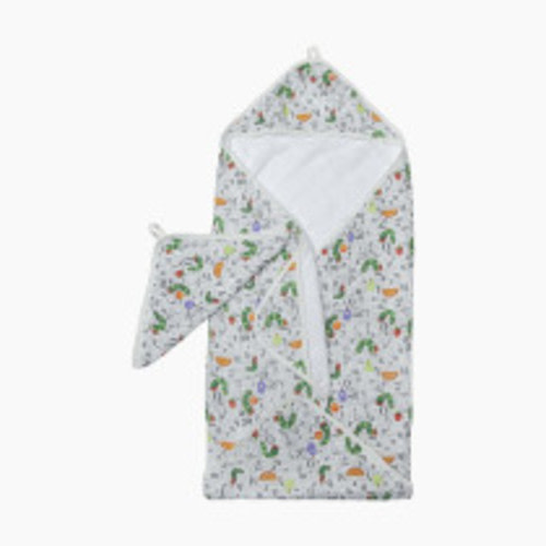 Loulou Lollipop Eric Carle Hooded Towel - Alphabet