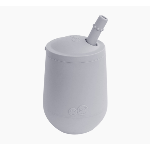 ezpz Mini Cup + Straw Training System - Pewter