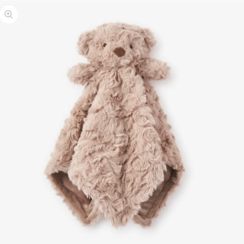 Plush Bear Baby Security Blanket