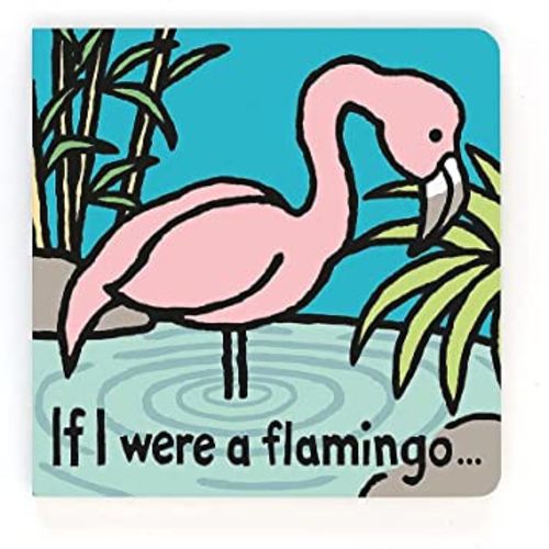 Jellycat If I were A Flamingo Board Book Baby