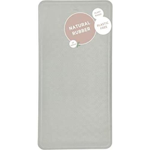 HEVEA Natural Rubber Big Bath Mat - Upcycled, Scandinavian Design - Non Slip Bathtub Mat, 299 Suction Cups - Safe and Friendly for All Ages (Granite)