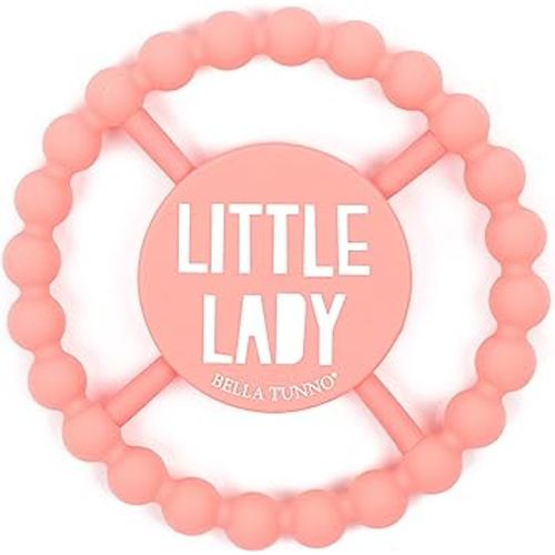 Baby Teether by Bella Tunno, Silicone Teethers for Babies 3-6 months, 6-12 months, Baby Toys, Pacifier, Teething Relief, Boys, Girls, Little Lady