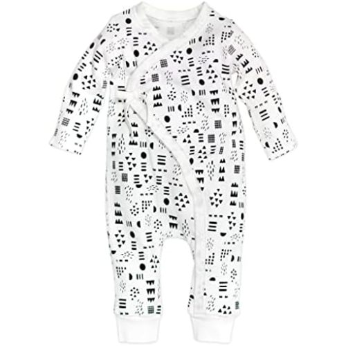 HonestBaby unisex-baby Kimono Coverall Organic Cotton