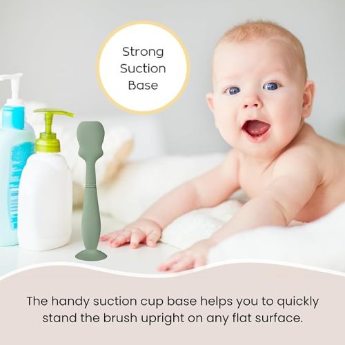 3 Pack Baby Diaper Cream Brush, Diaper Cream Spatula Applicator Silicone Baby Butt Paste Spatula for Babies, Newborn (3Packs, Color 1)