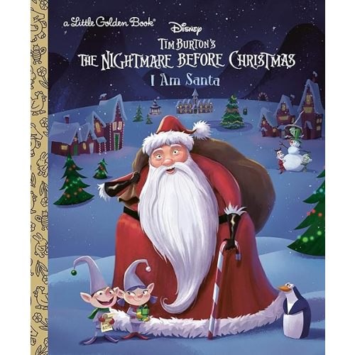 I Am Santa (Disney Tim Burton's The Nightmare Before Christmas) (Little Golden Book) Hardcover – Picture Book, September 3, 2024