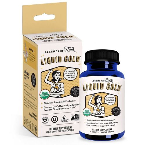 Legendairy Milk Liquid Gold Lactation Vegan Supplement Capsules - 60ct