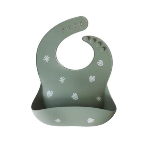 Silicone Bib ( Monstera) – Lu & Ken Co.