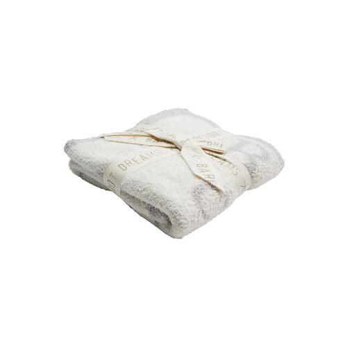 Barefoot Dreams CozyChic® ABC Blanket Oyster/Cream One Size