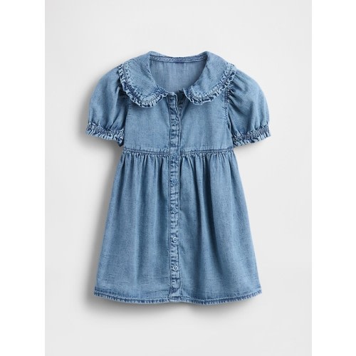 Baby & Toddler Denim Ruffle Dress