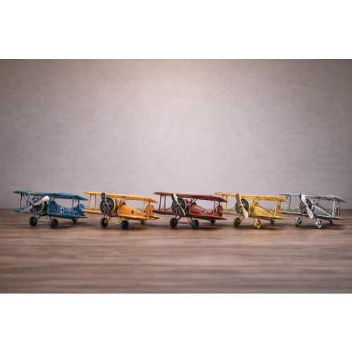 Vintage Airplane Model Figurine, Retro Aircraft Sculpture, Handmade Metal Plane Decor, Desk Decor, Aviation Gift for Him, Collector Gift