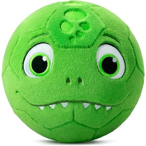 Silent Indoor Soccer Balls for Toddlers 1-3, Inflatable Soft Plush Baby Toddler Soccer Ball Toys Gifts for Kid 3-5 Year Old Boy First Birthday Gift (Dinosaur, Pump Include)